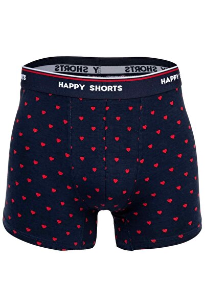 Happy Shorts Herren Boxershorts, 3er-Pack – Retro-Trikot, Logobund