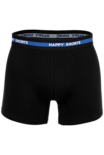 Happy Shorts Herren Boxershorts, 3er-Pack – Retro-Trikot, Logobund