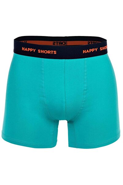 Happy Shorts Herren Boxershorts, 3er-Pack – Retro-Trikot, Logobund