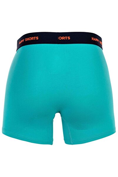 Happy Shorts Herren Boxershorts, 3er-Pack – Retro-Trikot, Logobund