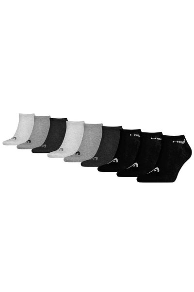 Head Unisex Sneaker Socken, 9er-Pack - PERFORMANCE SNEAKER ECOM, Sportsocken, Logo