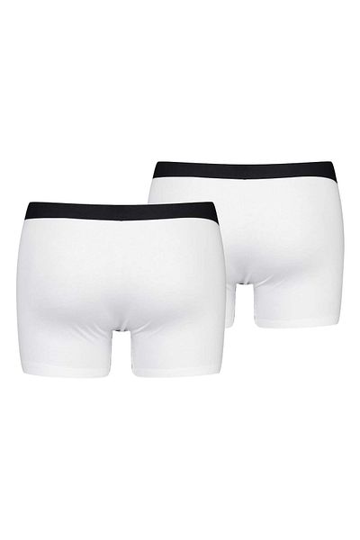 Levi's LEVI´S Herren Boxershorts, 2er Pack - Solid Basic Boxer Brief Organic, Logobund