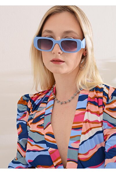 Duke Nickle Rectangular Sunglasses