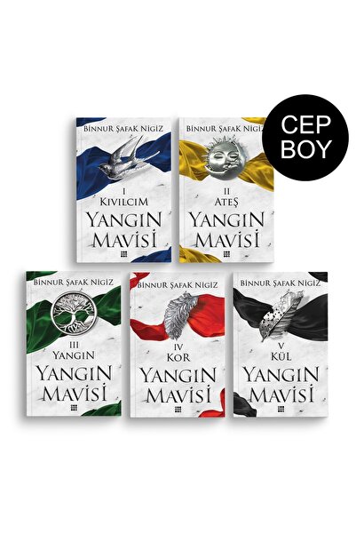 dokuzyayinlari Yangın Mavisi 5 Kitap Set Cep Boy