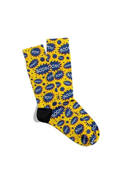 Eğlenceli Çoraplar Διασκεδαστικές κάλτσες Unisex Whamm Poow Pattern με τύπωμα...
