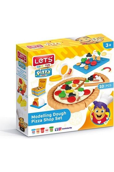 Lets Play Dough Pizza Set - L9004 Model