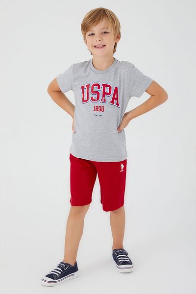 U.S. Polo Assn. Assn Original Written Grimelange Boy Bermuda Suit