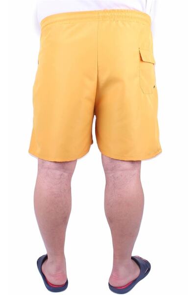 MocGrande Large Size Classic Swim Shorts 23677 Mustard