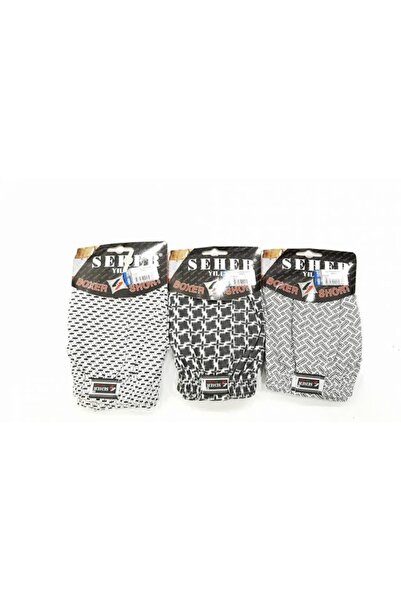 Tutku Seher Erkek Boxer Desenli 10 Adet