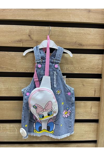 BETÜŞ BEBE Gilet de blugi cu geantă
