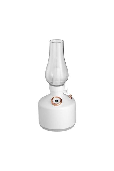 Muba Consept Şarjlı Nostaljik Işıklı Aromatik Hava Nemlendirici Buhar Makinası Rgb Led Gece Lambası