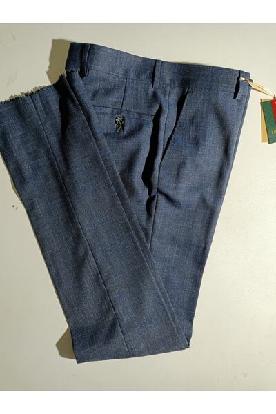 LAMPART Υφασμάτινο παντελόνι Canteks Dobby Slimfit