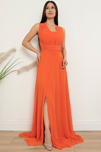 PULLIMM Strapless Tulle Dress - Halter 13426