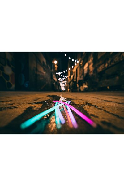 Reflect Your Style Işıklı Fosforlu Çubuk Glow Stick 50 Tane Kırılan Parti Aydınlatma (50 Adet Çubuk 50 Adet Bağlantı)