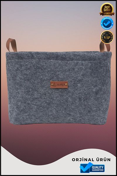 OverPazar Organizator Pâslă 40*30*30 Cm Coș Pâslă