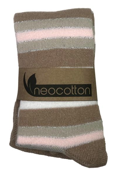 neocotton Памучни бебешки/детски чорапогащи с блясък и шарки Nc7020