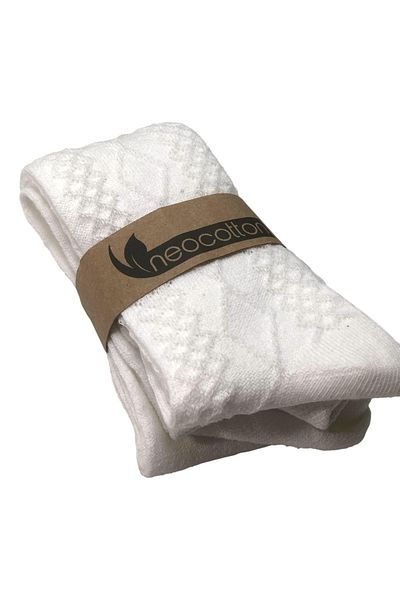 neocotton Детски памучен чорапогащник с шарка баклава Nc7028