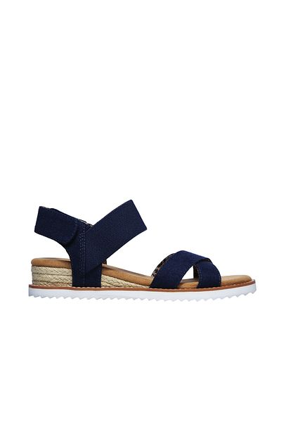 SKECHERS Sandalette - Dunkelblau - Flacher Absatz