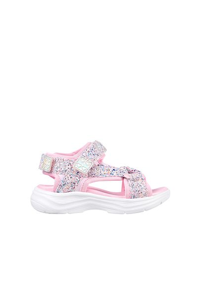 SKECHERS Sandalette - Rosa - Flacher Absatz