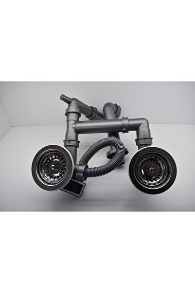 Dominox Evye Sifon Takımı Franke Ve 1,5 Gözlü Büyük Kafa Taşmalı