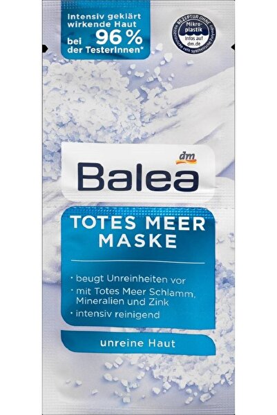 BALEA Intensive Cleansing Face Mask with Dead Sea Mud, Minerals and Zinc Tote...