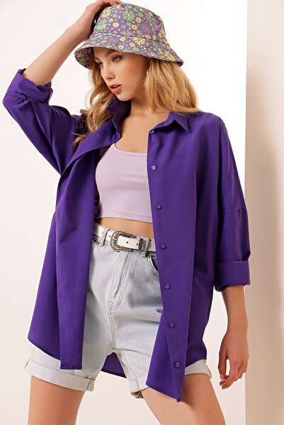 Pattaya Shirt - Purple - Oversize