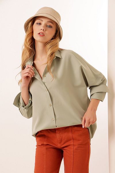 Pattaya Shirt - Green - Oversize