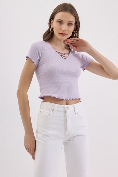 Pattaya Camisole-T-Shirt mit Kragen für Damen