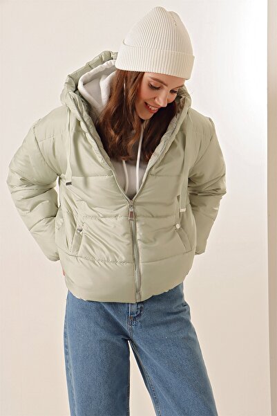 Pattaya Női kapucnis cipzáras pufferkabát Y20w110-7115