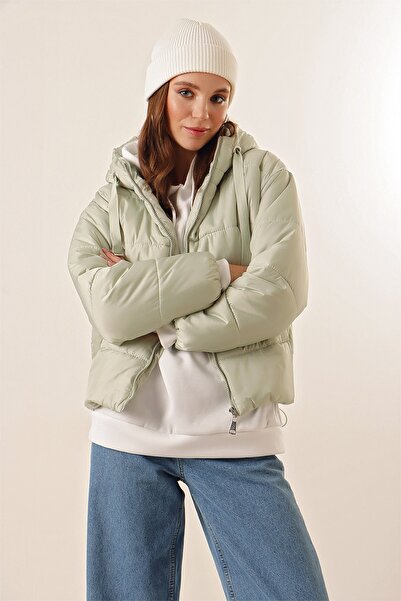 Pattaya Női kapucnis cipzáras pufferkabát Y20w110-7115