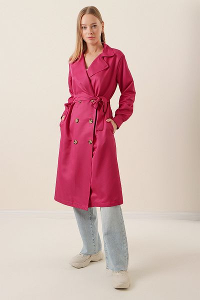 Pattaya Women's Waist Belted Trench Coat P22s110 3585