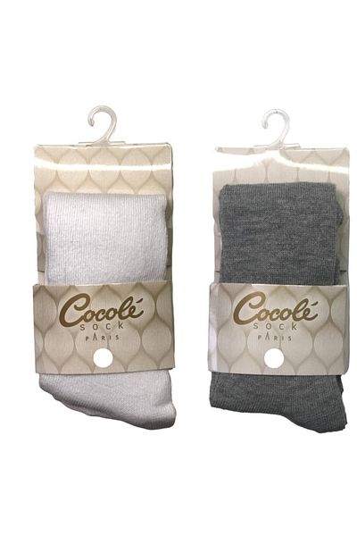 Cocole Pair of 2 Baby Kids Pantyhose in Blue Color (High Cotton Content)