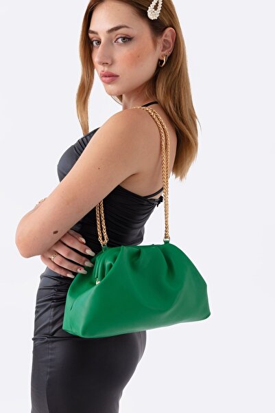 Berlesi Green Women's Chain Shoulder Bag