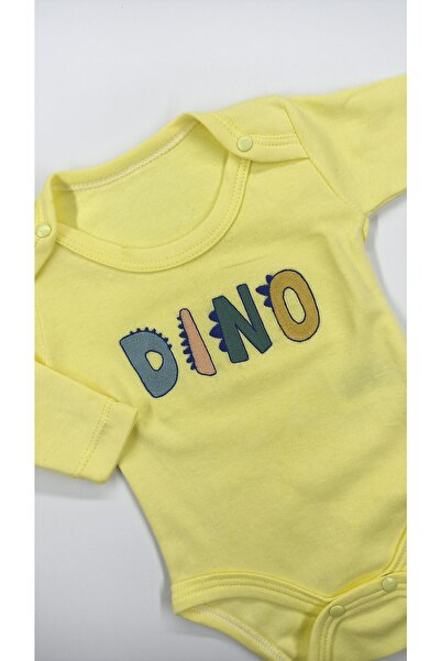 Nayinom Hobbe Baby Dinozor Desenli Bebek Takım 3-6-9 Ay