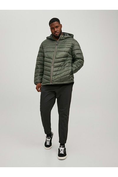 Jack & Jones Jack Jones 12214531   Jjehero Puffer Coat gonflabil cu glugă - Verde - 6xl