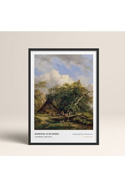 HOMEPACK Tablou cu rame din lemn negru Poster cu rame Decor artistic modern de perete (CLS006-BLACK-50X70)