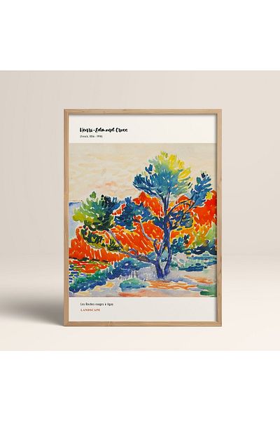 HOMEPACK Рамкиран модерен кръст Анри-едмон 30x40см 40x60см 50x70см Черно Бяло Дърво Mdn003