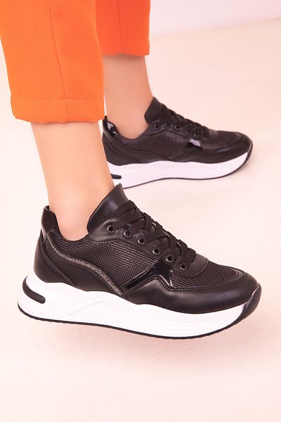 SOHO Women's Black Sneakers 18029