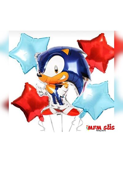 MFM مجموعة بالونات رقائق السونيك للحفلات