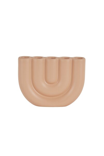 Karaca Home Martina Dekoratif 4' Lü Şamdan Somon