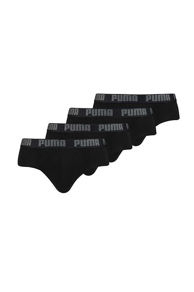 Puma Herren Slips - 4er Pack Basic Brief, Everyday, ECOM