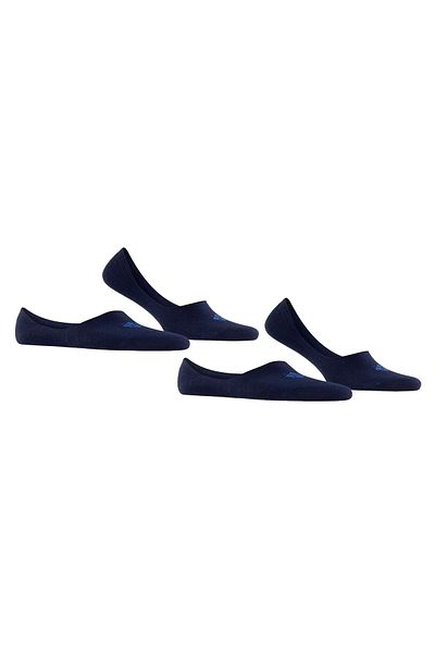 Burlington 2er-Pack Herren Füßlinge – Casual IN, rutschfester Absatz, Einfarbig