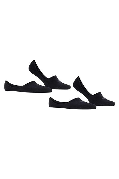 Burlington 2er-Pack Herren Füßlinge – Casual IN, rutschfester Absatz, Einfarbig