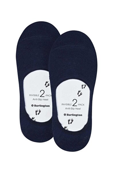 Burlington Damen Füßlinge, 2er Pack - Everyday IN, Anti-Slip Heel, einfarbig