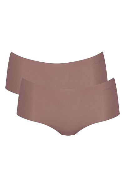 SLOGGI Damen Shorts, 2er Pack - Zero Microfibre 2.0 Shorts, Mikrofaser, einfarbig
