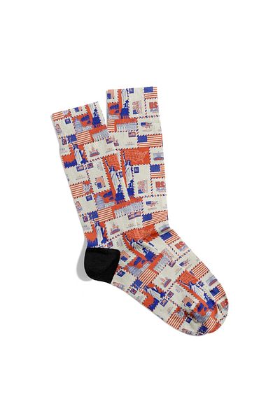 Eğlenceli Çoraplar Fun Socks Unisex Love Usa Ny Printed Socks Ecsoket517