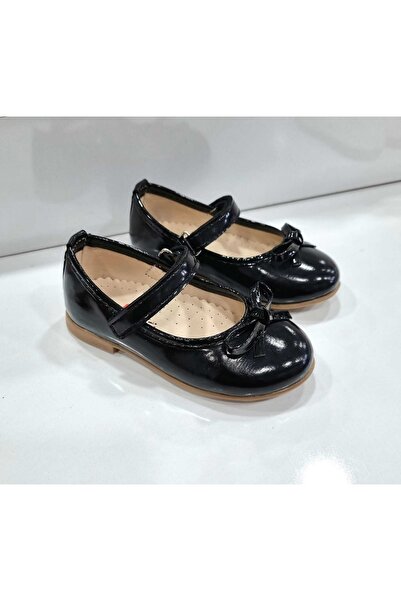 Minican Kız Çocuk Ortopedik Siyah Babet