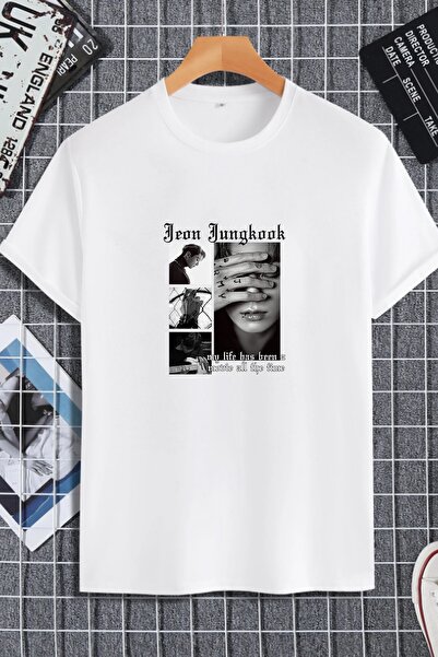 macklin Unisex Žene Muškarci Jeon Jungkook Štampano Oversize kroj T-shirt