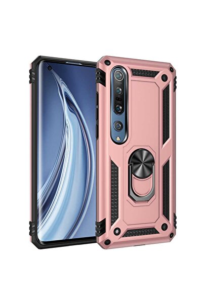 Rivor Xiaomi Mi Note 10 Lite Uyumlu Kılıf Military Armour Yüzüklü Standlı Kor...