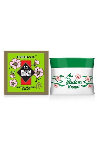 Bebak 70 ml 3 Pieces Bitter Almond Cream Jar